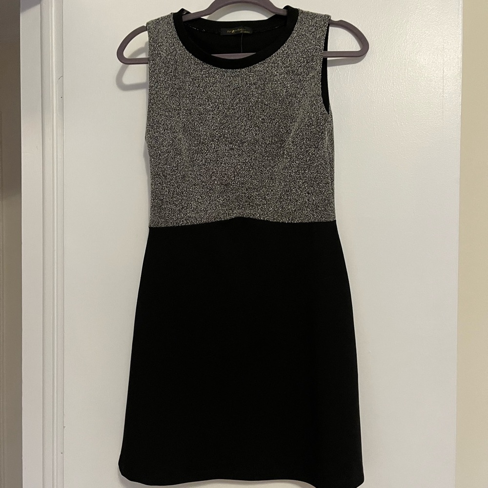 Plaza Italia Black Work Dress, S